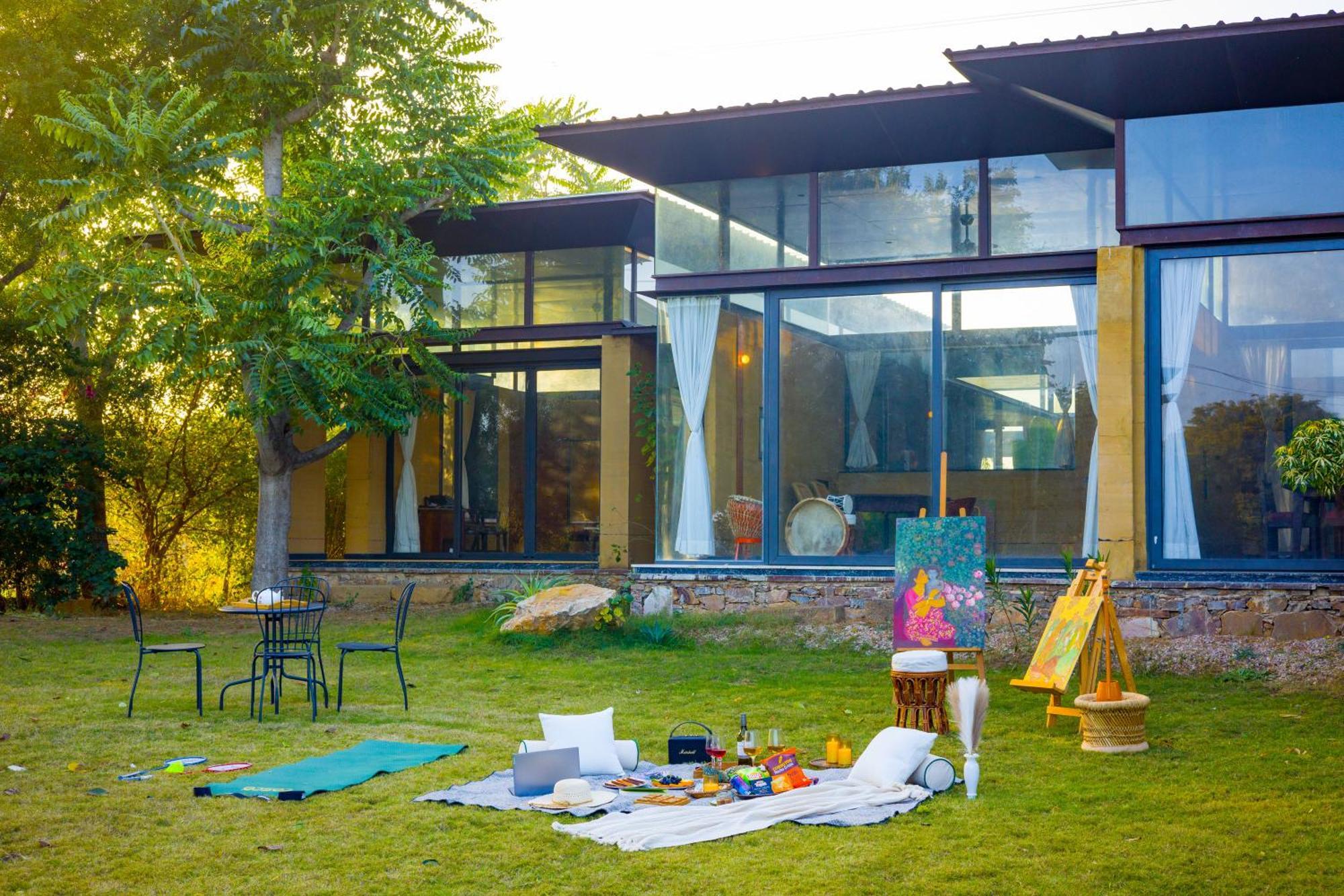 Elivaas Hari Bagh 4 Bhk Villa With Gaming Zone & Art Nook Jaipur Bagian luar foto
